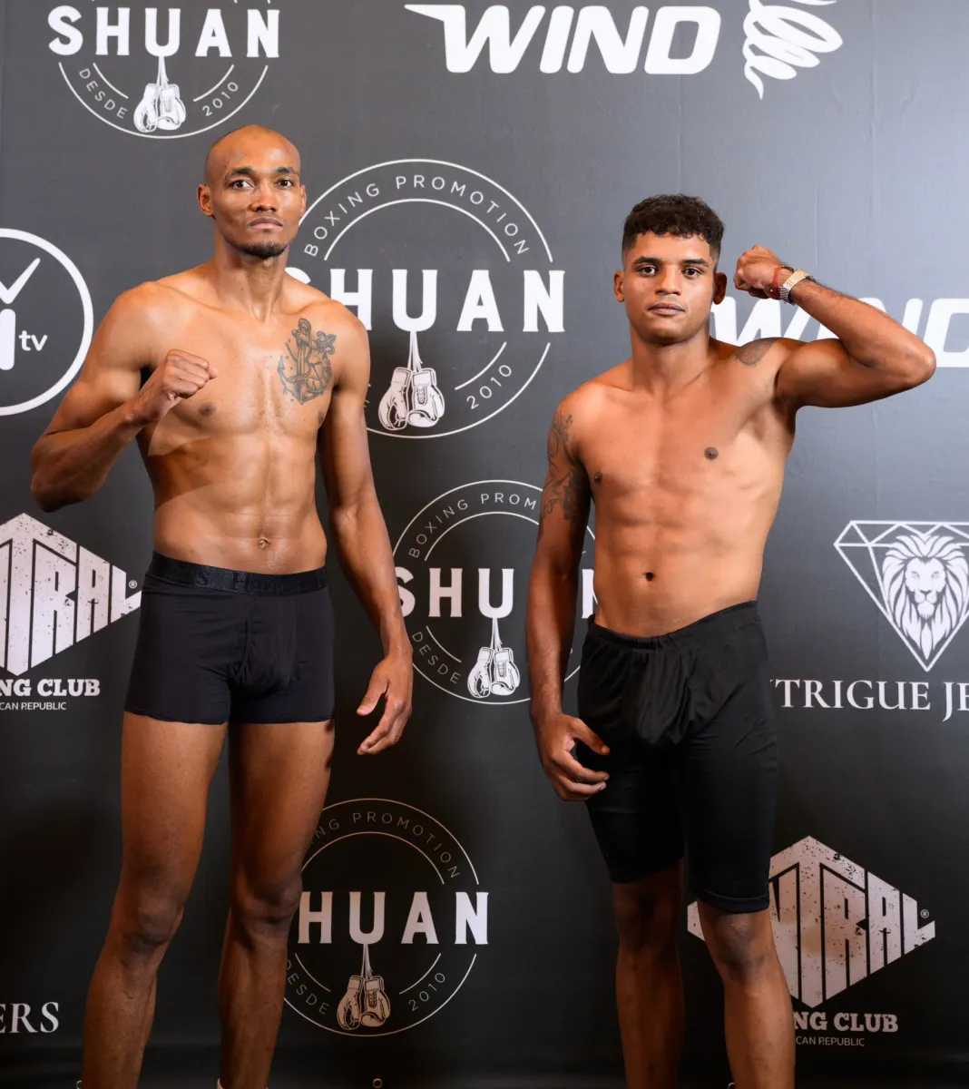 Alberto ‘La Avispa’ Puello y Miguel Bolaño cumplen con el peso y se declaran listos para su combate
